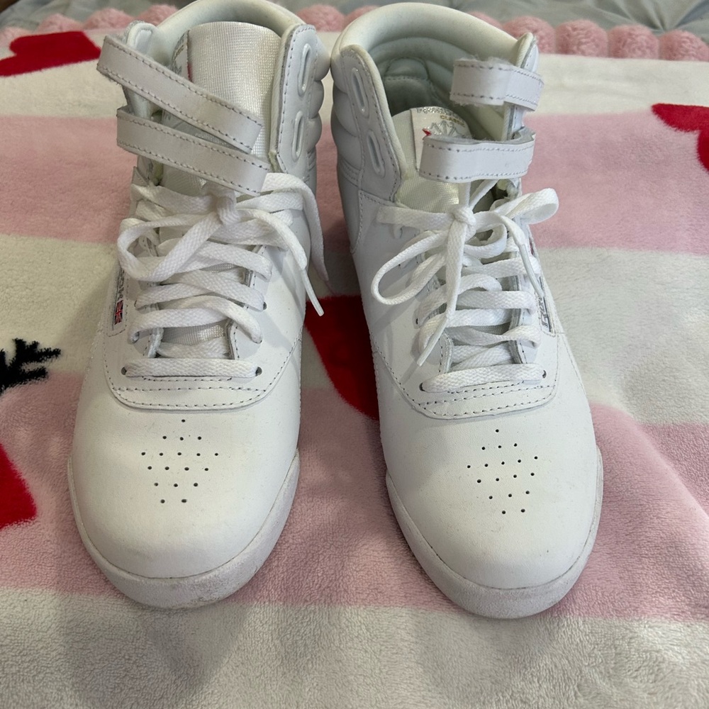 Reebok White High-Top Sneakers